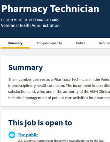 Review the job announcement